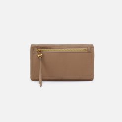 Lumen Continental Wallet in Pebbled Leather - Cedar Sagebrush