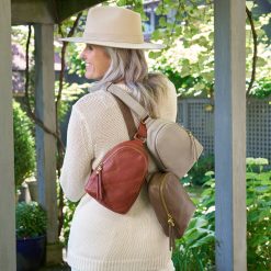 Alternative view of Fern Sling In Pebbled Leather - Sandstorm