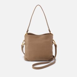 Starr Convertible Bag Shoulder in Pebbled Leather - Cedar Sagebrush