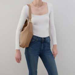 Alternative view of Harley Hobo in Pebbled Leather - Cedar Sagebrush