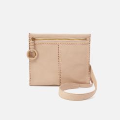 Austin Medium Crossbody In Pebbled Leather - Linen