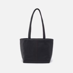 Austin Tote in Pebbled Leather - Black