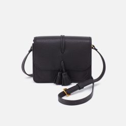 Eden Small Crossbody In Pebbled Leather - Black