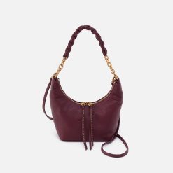 Astrid Small Crossbody in Pebbled Leather - Mulberry Glaze