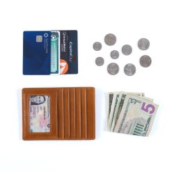 Alternative view of Euro Slide Card Case in Polished Leather - Black