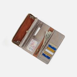 Alternative view of Rachel Continental Wallet in Nubuck Leather - Golden Granite