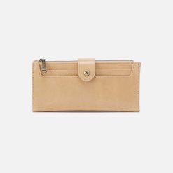 Dunn Continental Wallet in Polished Leather - Desert Sand