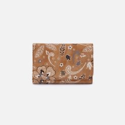 Jill Trifold Wallet in Printed Leather - Country Road Bloom