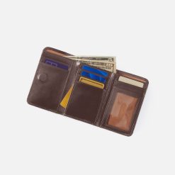 Alternative view of Jill Trifold Wallet in Polished Leather - Hearthstone