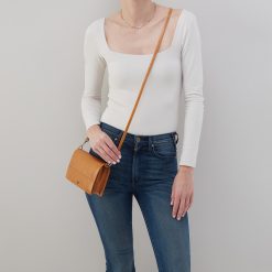 Alternative view of Jill Crossbody In Polished Leather - Natural