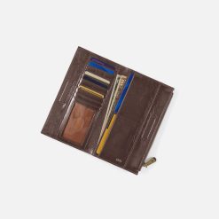 Alternative view of Jill Large Bifold Wallet in Polished Leather - Hearthstone