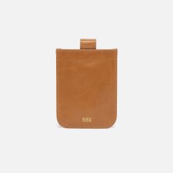 Alternative view of Dunn Card Case In Polished Leather - Natural