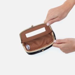 Alternative view of Save Face Frame Pouch In Polished Leather - Black