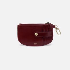 Alternative view of Luna Card Pouch in Polished Leather - Saddleberry