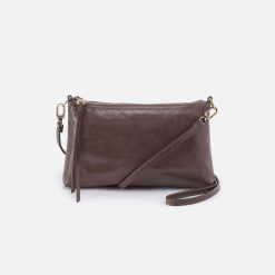 Darcy Crossbody in Polished Leather - Hearthstone