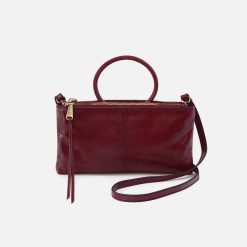 Sable Crossbody in Polished Leather - Saddleberry