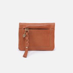 Lumen Mini Wallet in Washed Leather - Harvest Wheat